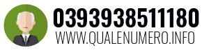 Numero di telefono 0393938511180 0393938511180