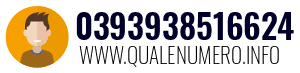 Numero di telefono 0393938516624 0393938516624