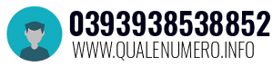 Numero di telefono 0393938538852 0393938538852