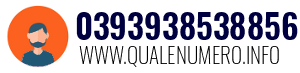 Numero di telefono 0393938538856 0393938538856