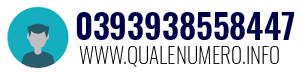 Numero di telefono 0393938558447 0393938558447