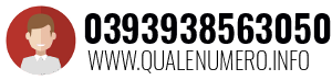 Numero di telefono 0393938563050 0393938563050