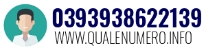 Numero di telefono 0393938622139 0393938622139