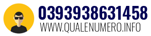 Numero di telefono 0393938631458 0393938631458