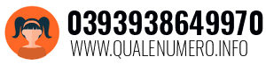 Numero di telefono 0393938649970 0393938649970