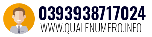 Numero di telefono 0393938717024 0393938717024