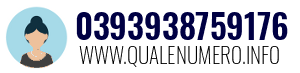 Numero di telefono 0393938759176 0393938759176
