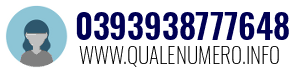 Numero di telefono 0393938777648 0393938777648