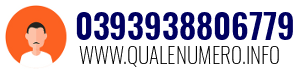 Numero di telefono 0393938806779 0393938806779