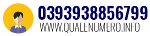 Numero di telefono 0393938856799 0393938856799