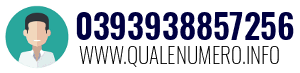 Numero di telefono 0393938857256 0393938857256