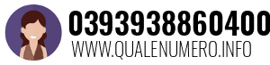 Numero di telefono 0393938860400 0393938860400