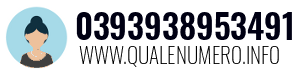 Numero di telefono 0393938953491 0393938953491
