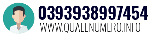 Numero di telefono 0393938997454 0393938997454
