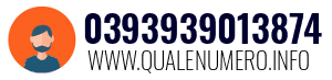 Numero di telefono 0393939013874 0393939013874
