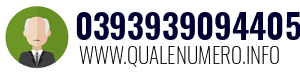 Numero di telefono 0393939094405 0393939094405