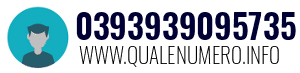 Numero di telefono 0393939095735 0393939095735