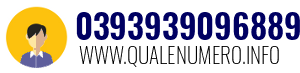 Numero di telefono 0393939096889 0393939096889