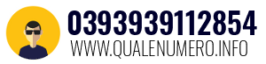 Numero di telefono 0393939112854 0393939112854