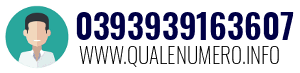 Numero di telefono 0393939163607 0393939163607
