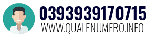 Numero di telefono 0393939170715 0393939170715