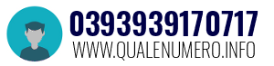 Numero di telefono 0393939170717 0393939170717