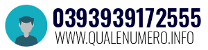 Numero di telefono 0393939172555 0393939172555