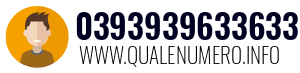 Numero di telefono 0393939633633 0393939633633