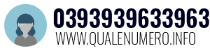 Numero di telefono 0393939633963 0393939633963