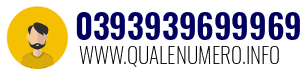 Numero di telefono 0393939699969 0393939699969