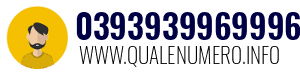 Numero di telefono 0393939969996 0393939969996