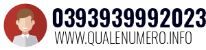 Numero di telefono 0393939992023 0393939992023