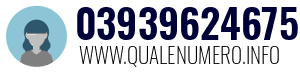 Numero di telefono 03939624675 03939624675