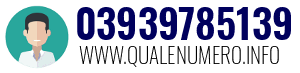 Numero di telefono 03939785139 03939785139