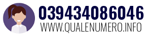 Numero di telefono 039434086046 039434086046