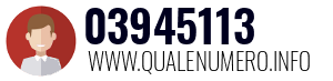 Numero di telefono 03945113 03945113