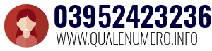Numero di telefono 03952423236 03952423236