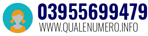 Numero di telefono 03955699479 03955699479