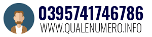 Numero di telefono 0395741746786 0395741746786