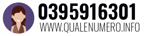 Numero di telefono 0395916301 0395916301