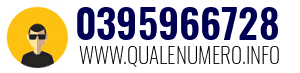 Numero di telefono 0395966728 0395966728