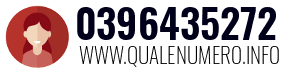 Numero di telefono 0396435272 0396435272