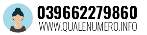 Numero di telefono 039662279860 039662279860