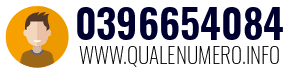 Numero di telefono 0396654084 0396654084