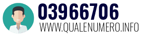 Numero di telefono 03966706 03966706
