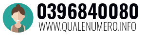 Numero di telefono 0396840080 0396840080