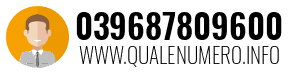 Numero di telefono 039687809600 039687809600
