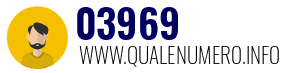 Numero di telefono 03969 03969