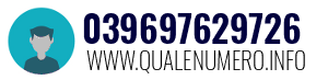 Numero di telefono 039697629726 039697629726