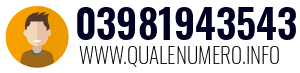 Numero di telefono 03981943543 03981943543